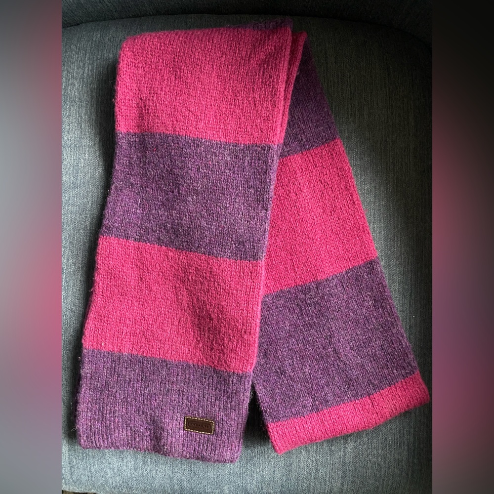 Coach wool scarf